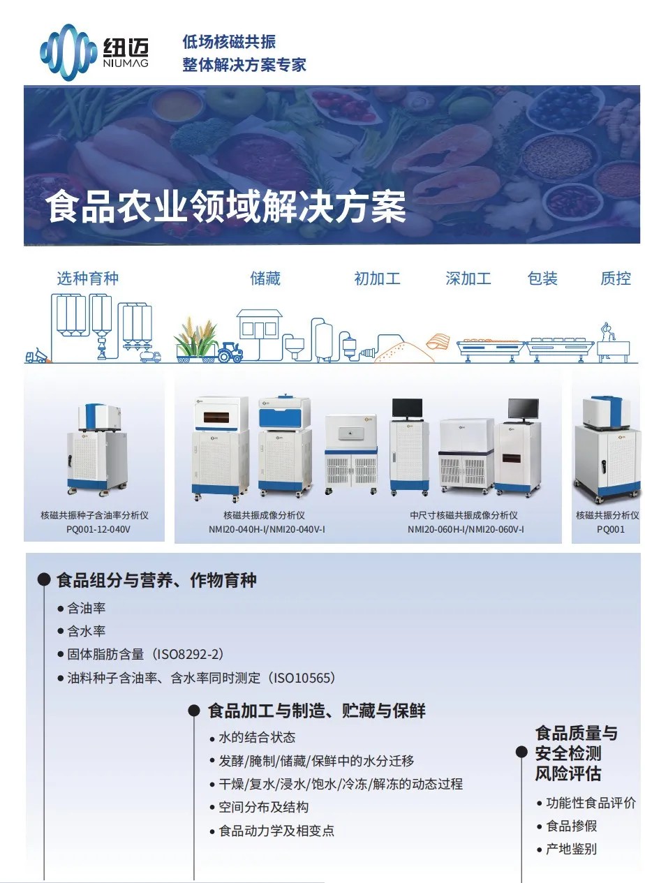 农业强国规划下，星空官方网页版低场核磁技术如何实现 “种子到餐桌” 全周期赋能？